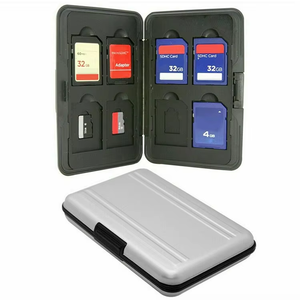 Estéticamente agradable a prueba de golpes 110*75*20mm plata <span class=keywords><strong>SanDisk</strong></span> Sd tarjeta 128 Gb 16GB adaptador funda soporte - Product Image 3