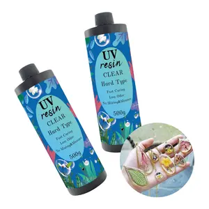 Clear UV Doming Resin Flexible Epoxy Resin Hardener 500g/bottle Art Dome Sticker/Liquid Epoxi Resin