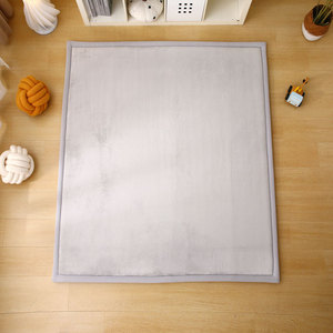 Tapis tatami en mousse à mémoire de forme épaisse en <span class=keywords><strong>velours</strong></span> corail personnalisé pour enfants, facile d'entretien, antidérapant, doux et à haute densité pour bébé et tout-petit - Product Image 2