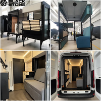 Kit de conversion modulaire pour camping-car, aménagement détachable pour fourgonnette Renault Master, composants pour camping-car et transporteur RV
