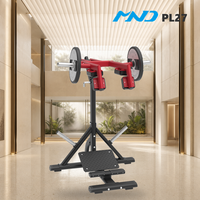 Machine de musculation des mollets debout élégante MND Fitness pour l'entraînement en force en grandes salles de sport
