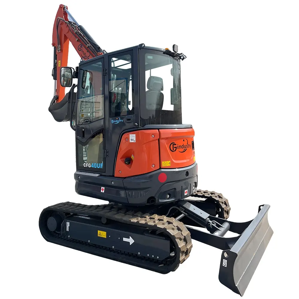 High Quality Excavator Mini Construction Machine CFG-40UF Excavator Kubota Engine Mini Excavator Prices for Sale