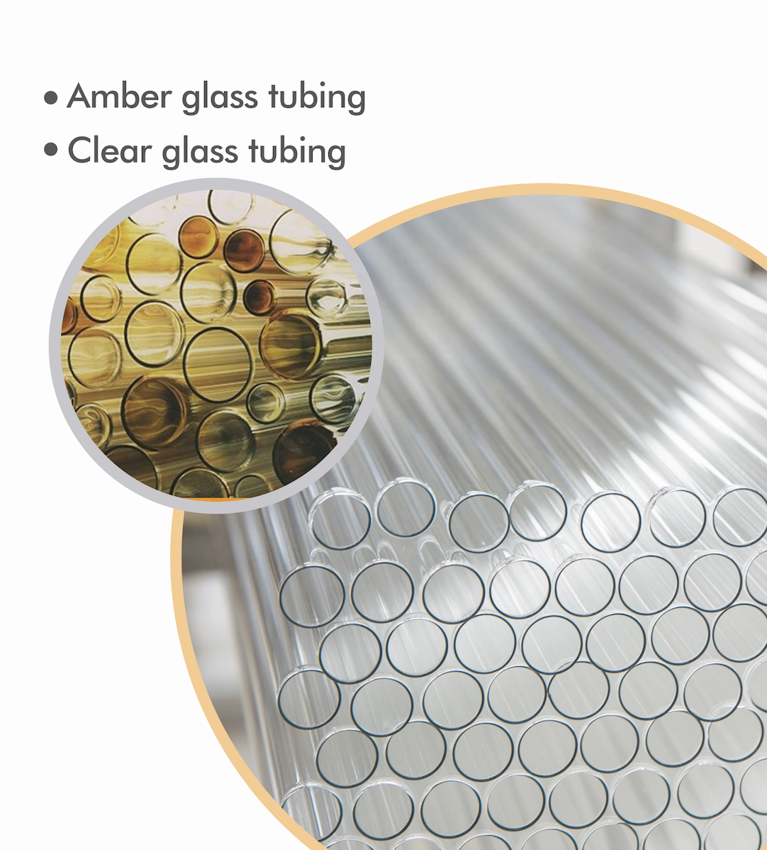 Нейтральные стеклянные трубки