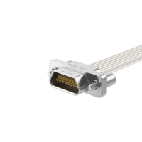 Câble connecteur RF micro-rectangulaire 15 broches J30J-15ZKL-300, longueur de câble 300 mm avec fil AFR-250-01.2 pour applications RF