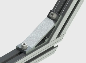 Factory Wholesale Custom Aluminium Angle <strong>Corner</strong> Connector Bracket for Aluminum Extrusion Profile - Product Image 5