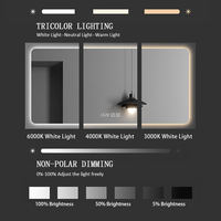 Nouvelle bande lumineuse tricolore antidéflagrante désembuage isolation thermique miroir de salle de bain Led intelligent à économie d'énergie
