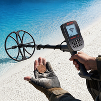 Détecteur de métaux souterrain T90, étanche IP68, en aluminium, bobine 18,75 kHz 30 cm, 4 modes de reconnaissance, détection de tous les métaux, mode PinPoint