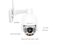 CG65 4G Plein netcom 6 IR HD vision nocturne avec IP66 1080P extérieure PT caméra IP 2.0 MP dôme de Vitesse IP caméra extérieure