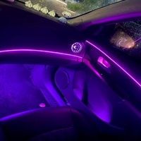 Bouches d'aération LED 256 couleurs pour Chevrolet Cruze 2009-2015 OLIVER – Éclairage d'ambiance pour tableau de bord et buses de climatisation – Kit de rénovation