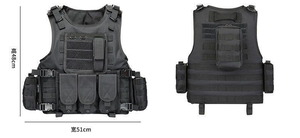 Gilet Protettivo <span class=keywords><strong>Molle</strong></span> Regolabile in Poliestere Oxford per Esterni con Sgancio Rapido per Paintballisti Shun Tai - Product Image 6