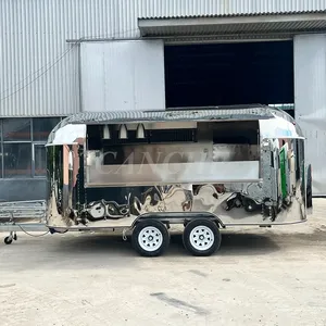 Remolque Comercial Europeo para Venta de Hot Dogs, Kiosco Móvil de Comida para Café y Chocolate - Product Image 6