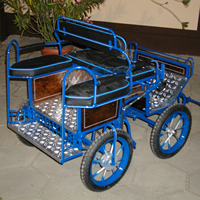 Chariot à chevaux moderne de haute qualité pour marathon, chariot à chevaux neuf à vendre