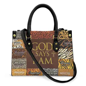 wholesale classy bags for women God Says I Am Unique biblical literature custom women's tote bags female