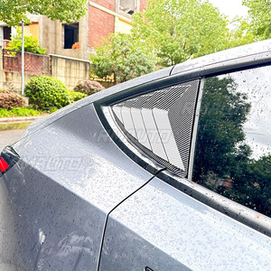 For Tesla Model Y 2019+ Body Kit Rear <b>Window</b> Side <b>Vent</b> Shutter Louver Cover Trim Car Accessories - Product Image 5
