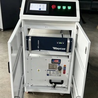 Machine de nettoyage laser à fibre portative Shandong en promotion pour l'élimination de la rouille, de la peinture, de la graisse et des oxydes sur les plaques métalliques