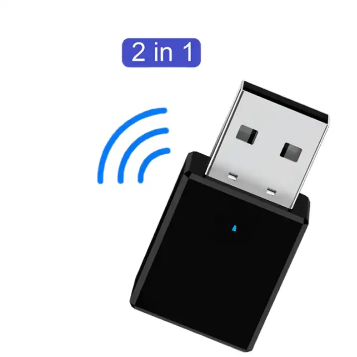 Adaptateur Bluetooth, récepteur émetteur 2 en 1 sans fil Bluetooth