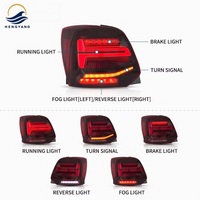 Neue Rote ABS LED 12V Rückleuchte im Audi Q2-Stil für VW Polo Vivo Mk5 6R 6C 2009-2017