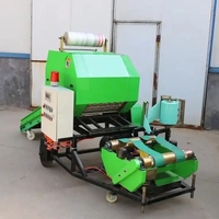 Nouvelle presse à paille de maïs facile à utiliser Mini presse à balles récolteuse de fourrage presse à ensilage pour l'agriculture de paille de foin moteur essentiel