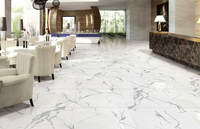 Suelo de Baño Moderno para el Hogar, Azulejos de Cerámica de Porcelana Pulida Esmaltada de Cuerpo Completo 600x600