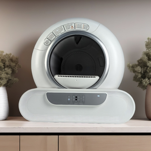 Grande litière <span class=keywords><strong>automatique</strong></span> pour chat avec application de contrôle à distance, auto-nettoyante, intelligente, moniteur de santé, bac à litière pour chat - Product Image 2