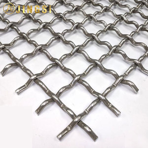 רשת תיל ארוגה ומקומטת למסננים רוטטים, רשת תיל מקומטת מסוג SUS 304 316 316L 6 8 10 12 14 20, רשת תיל מקומטת לכרייה - Product Image 2