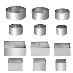 Pas encore d'avis <span class=keywords><strong>Mini</strong></span> anneau rond de pâtisserie alimentaire, anneau de mousse, moule à gâteau - Product Image 1