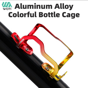 YueliAluminum Alloy Bicycle Water Bottle Holder Red Gold Lightweight Cycling Equipment - Product Image 2