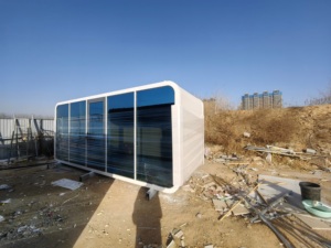 Casa Móvil Moderna <span class=keywords><strong>Global</strong></span> de 3 Dormitorios con Puerta Corredera de Cristal, Casa Rodante Personalizada Tipo Cabaña Apple - Product Image 6