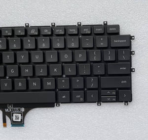 <span class=keywords><strong>Teclado</strong></span> Original Nuevo en Inglés <span class=keywords><strong>para</strong></span> Dell Latitude 9520 9510, Retroiluminado Negro, 03R93D PNLK1330H2A00 40PE621 - Product Image 2