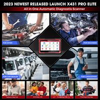 LAUNCH X431 PRO ELITE CANFD DOIP Système complet de voiture Outils de diagnostic CODAGE ECU Contrôle bidirectionnel 31 + Réinitialisation OBD2 SCANNER