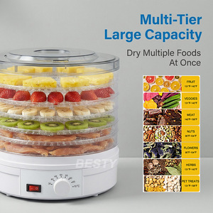 Mini déshydrateur alimentaire électrique automatique à air chaud pour fruits, légumes, viande, poisson, <span class=keywords><strong>oignon</strong></span>, pour la maison - Product Image 4