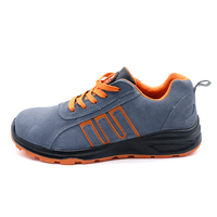 Chaussures de sécurité MaxiTough en cuir suédé pour hommes, idéales pour le sport, la randonnée, avec embout en fer anti-écrasement, antidérapantes, pour le travail et la soudure.