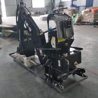 Excavatrice hydraulique de fixation de pelle rétro de tracteur d'attelage de ferme de 3 points avec le seau