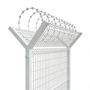 Panneaux de clôture en treillis métallique galvanisé, pliables, courbés 3D, soudés, pour jardin, sécurité, petits modèles - Product Image 5