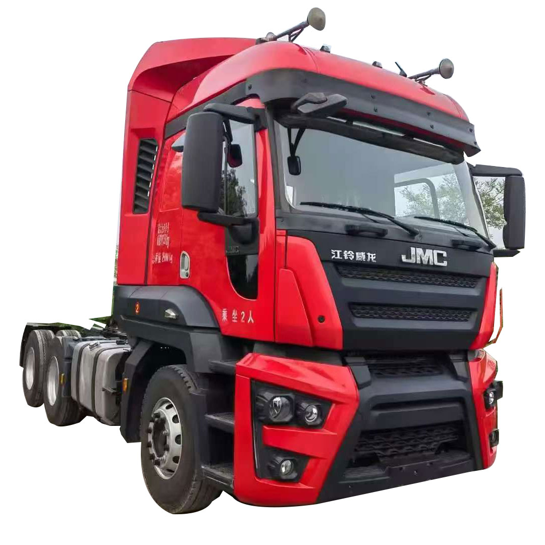 Грузовик большой грузоподъемности 4x2, JMC, правая желтая река X7, 460 л.с., пневматическая подвеска, дизельный грузовик, прицеп