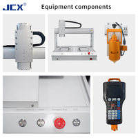 Machine de distribution de colle à seringue à double valve programmable CNC PLC automatique à 3 axes haute vitesse avec garantie d'un an