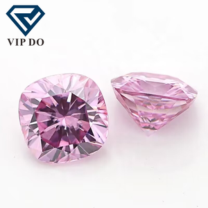 1-3ct Hồng moissanite kim cương trong Pear cut Loose đá quý VVS1 moissanite đá quý màu Hồng mạ nhà máy Giá bán Hồng moissanite kim cương - Product Image 4