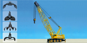 Benna a Conchiglia Sigillata con Rotazione a 360 Gradi per Movimentazione Materiali su Escavatore in Porto - Product Image 2