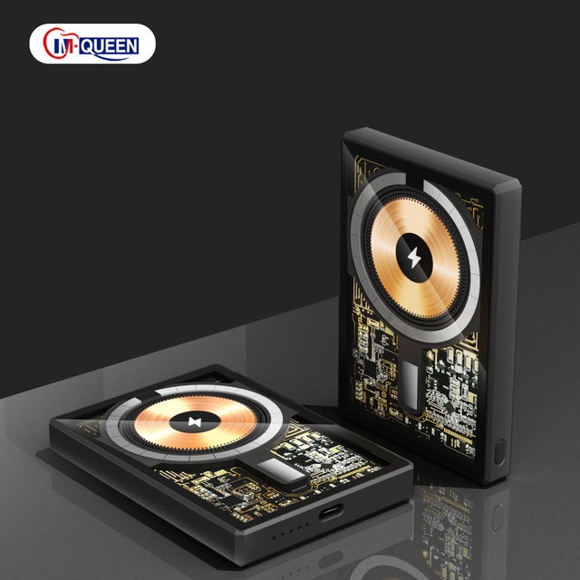 Customized Portable Powerbank PD 20w 22.5w Magnetic Power Bank With Transparent Power Bank 50000mah