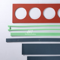 Traitement de découpe en mousse de silicone texturée pour l'absorption des chocs, l'amortissement, les bagues d'étanchéité et les joints