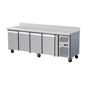 VICTORY KITCHEN Comptoirs à pizza commerciaux en acier inoxydable établi congélateur équipement de boulangerie pour salle à manger cuisine - Product Image 3