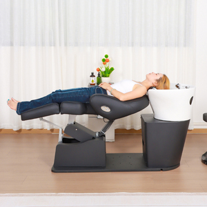 Luxurious High-quality <strong>Salon</strong> Beauty <strong>Equipment</strong>: Electric Hair Washing Chair, Head Spa Massage Chair Ceramic Basin - Product Image 5