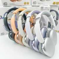 Casque sans fil supra-auriculaire OEM de haute qualité avec chipset JL pour Bluetooth 5.3 à faible latence, couleurs macaron, pour gaming, aviation, sport et téléphones mobiles