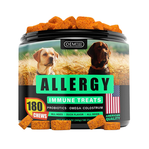 OEM-Alergia SkinHealth-Aceite de pescado para perros con Omegas, DHAGold, linaza, probióticos para piel sin picazón, abrigos brillantes - Product Image 1