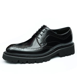 Nuevos Zapatos Oxford de Cuero para Hombre, Estilo Británico Casual de Lujo, Hechos a Mano, Impermeables, Color Verde Perenne, Formales, Sin Cordones, para Boda, Oficina, Profesionales - Product Image 1