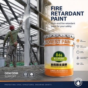 <span class=keywords><strong>Pintura</strong></span> ignífuga <span class=keywords><strong>para</strong></span> decoración Interior de edificios, revestimiento ignífugo <span class=keywords><strong>para</strong></span> estructura de acero y <span class=keywords><strong>Metal</strong></span> Industrial - Product Image 1