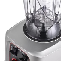 Mixeur Commercial Auto-Nettoyant 2,5 L 2000 W avec Lames en Acier Inoxydable, Sûr pour les Aliments, pour Smoothies et Préparations à Base de Pulpe Sèche, Idéal pour la Salle de Sport