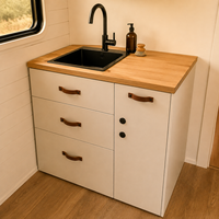 Meubles de rangement intérieurs pour caravane, sur mesure, en aluminium alvéolé, sans formaldéhyde, ensemble de meubles pour camping-car