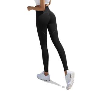 Leggings Deportivos Transpirables para Mujer, Talla 3XL Plus, con Franjas Laterales, Bolsillos de Malla, 7 Pulgadas, para Yoga, Personalizables OEM - Product Image 5