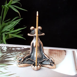 Quemadores de <span class=keywords><strong>incienso</strong></span> de <span class=keywords><strong>rana</strong></span> personalizados, quemadores de <span class=keywords><strong>incienso</strong></span> de Metal de diseño libre, quemador portátil, artículos para el hogar - Product Image 4